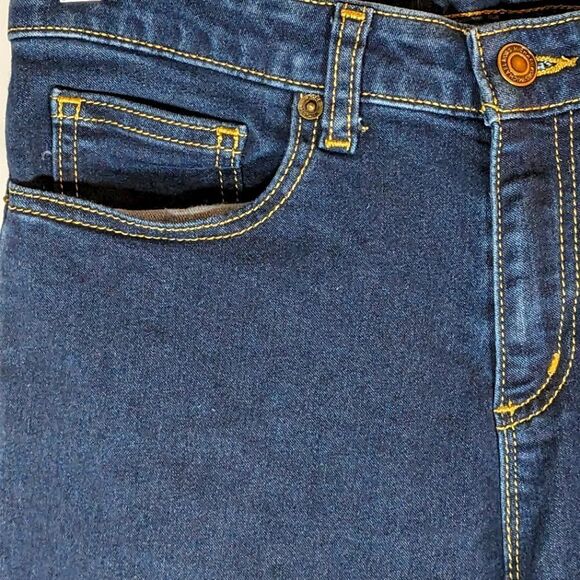 Michael Kors Izzy Skinny Dark Wash Denim Mid Rise Jeans Size 6 - Picture 6 of 7
